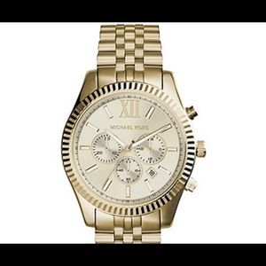 Michael Kors Lexington Goldtone Chronograph